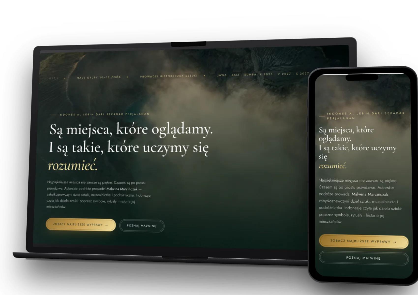 Art Bali Travel: strona internetowa zrobiona przez Duda Design