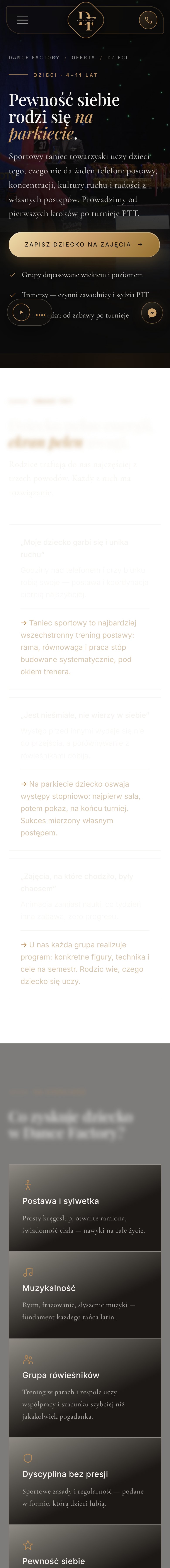 Strona Oferta na telefonie