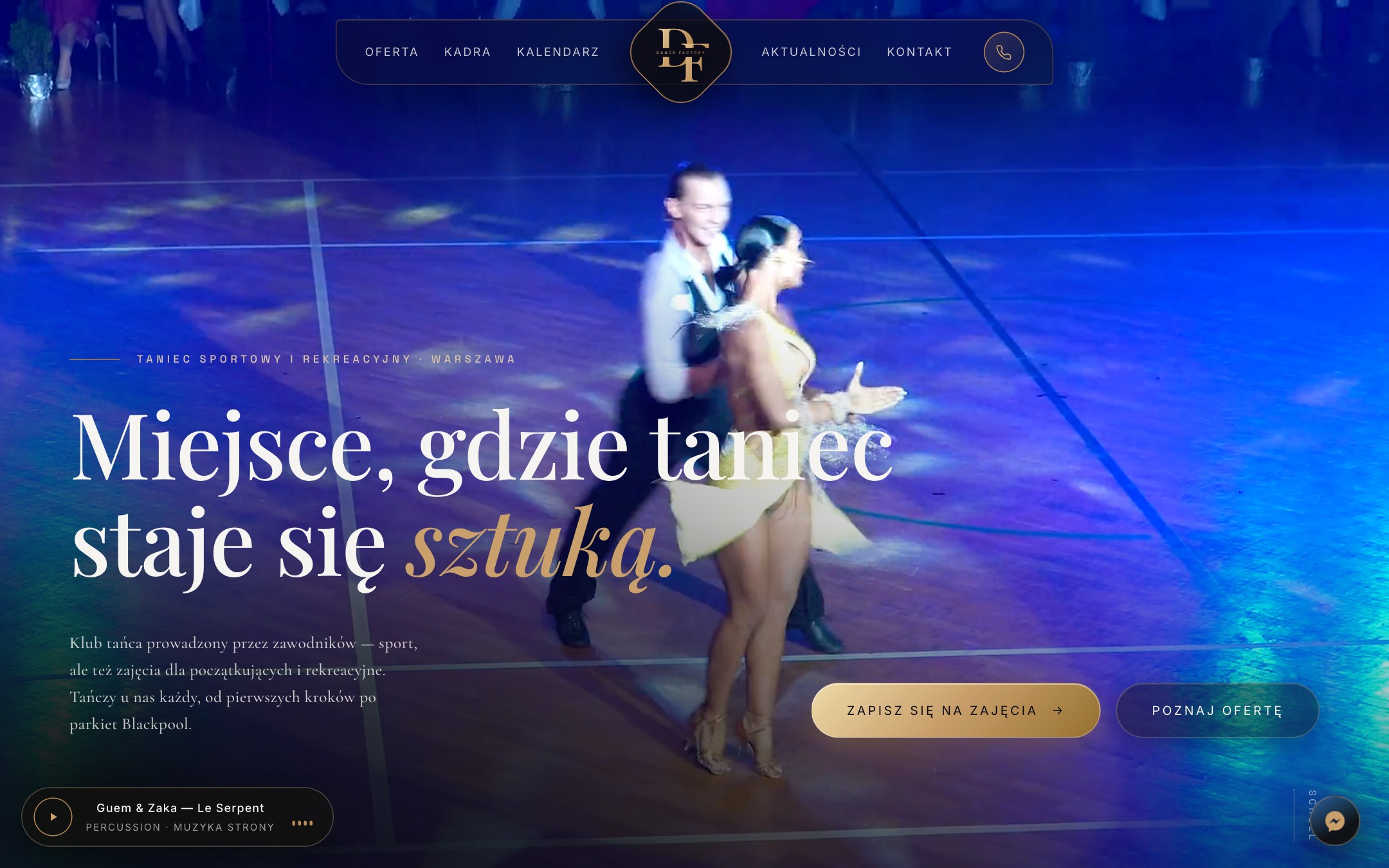 Nowa strona główna Dance Factory