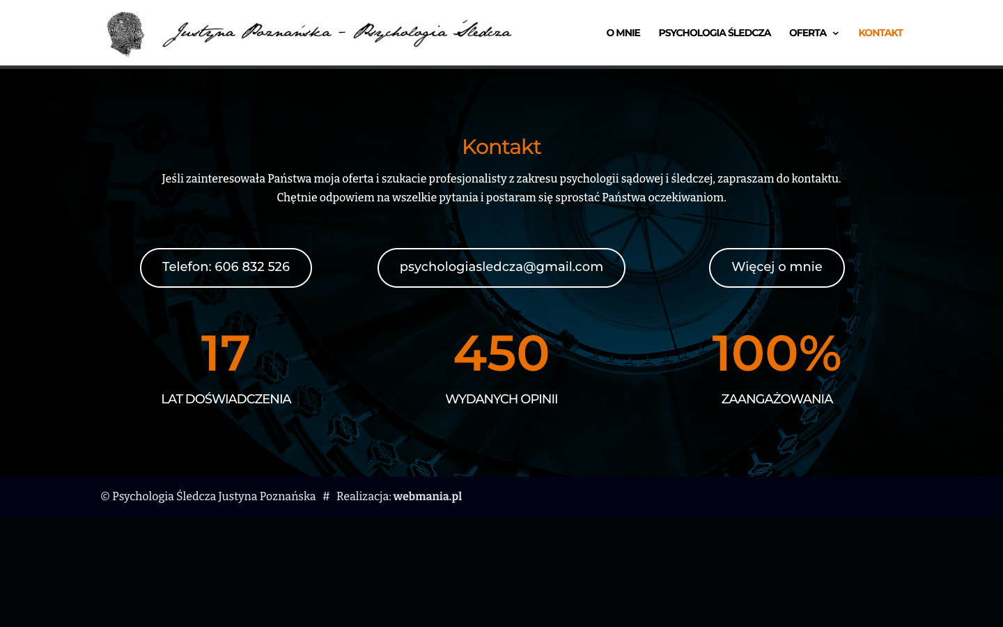 Stara podstrona kontaktu