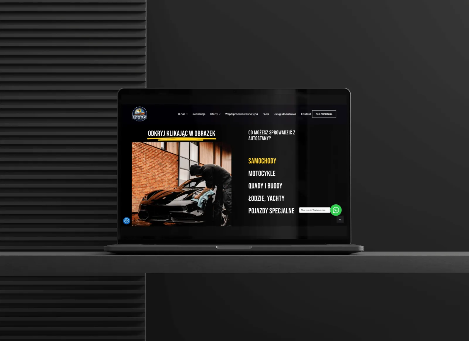 AUTOSTANY — realizacja Duda Design